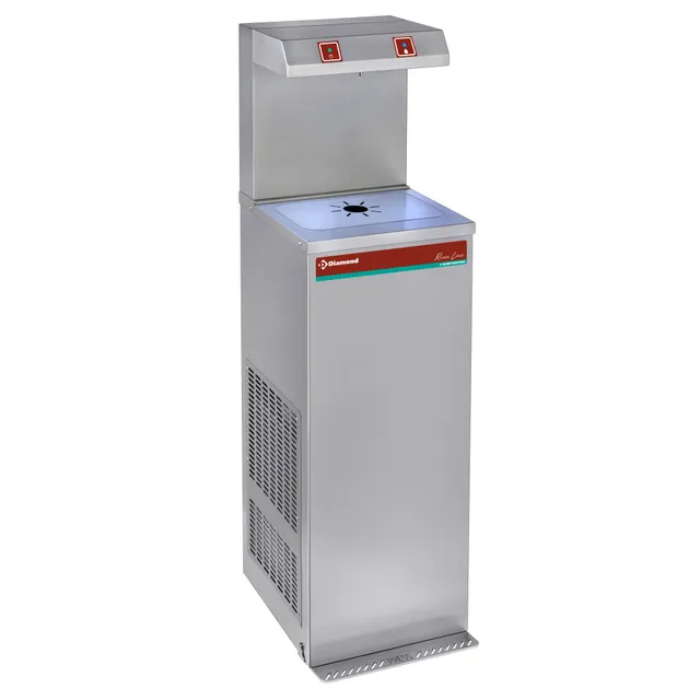 Refroidisseur d'eau à pédale, inox, 150 Litres/heure