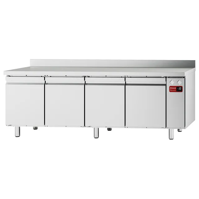 Table frigorifique "murale", ventilée, 4 portes GN 1/1, 550 litres (sans groupe)