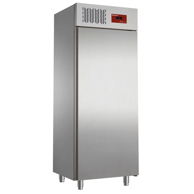 Armoire frigorifique 14x EN 600x400, ventilé (500 Lit.) - Acier inox