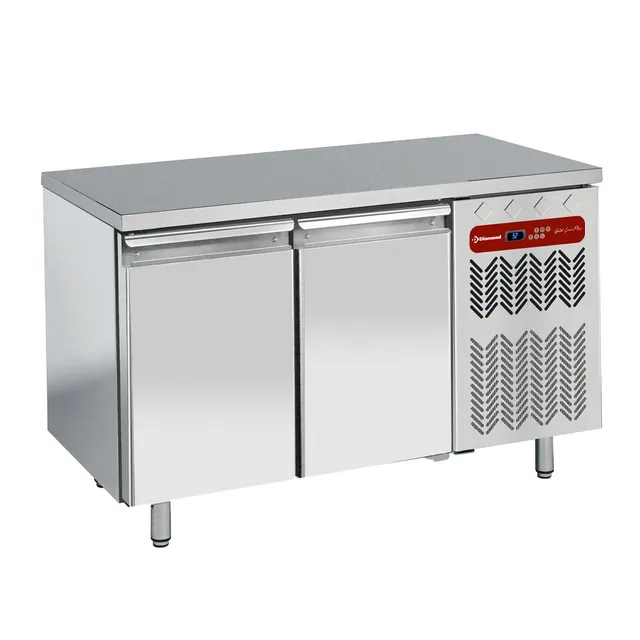 Table de congélation, ventilée, 2 portes GN 1/1
