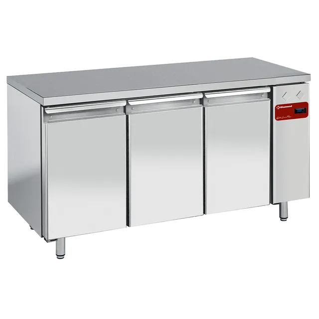 Table de congélation, ventilée, 3 portes GN 1/1, (Sans groupe)