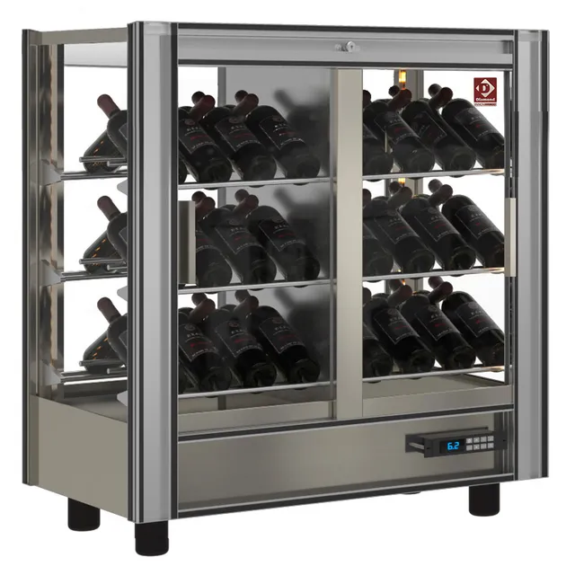 Vitrine réfrigérée à  vins Lt. 216 - Traversante - Modulable