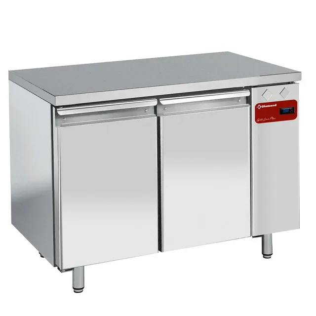 Tables frigorifiques, ventilées, 2 portes GN 1/1, (sans groupe)