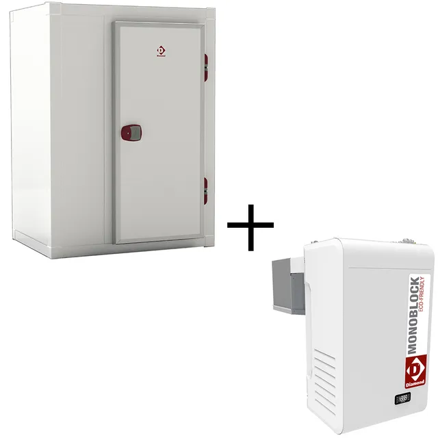 Ensemble chambre congélation T° -10° -25° composé de :