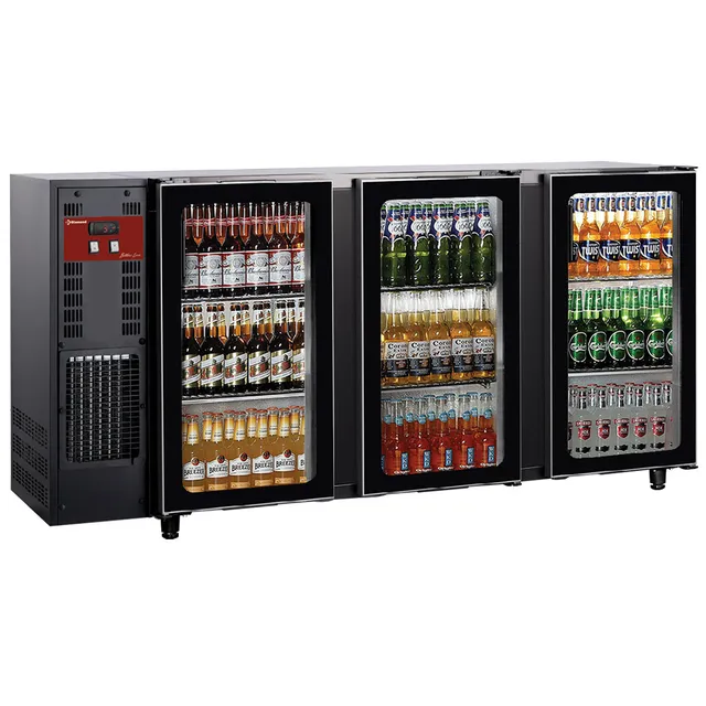 Refroidisseur de bouteilles 3 portes vitrées, 579 litres