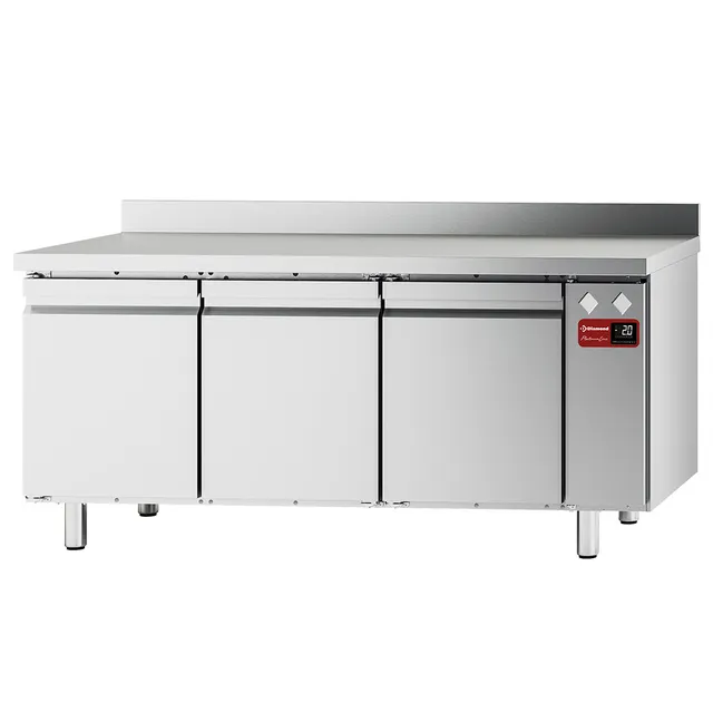 Table frigorifique "murale", ventilée, 3 portes GN 1/1, 405 litres (sans groupe)