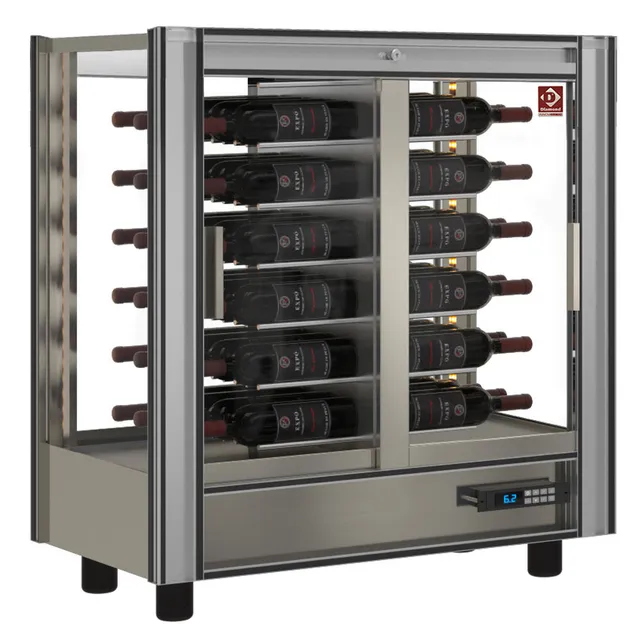 Vitrine réfrigérée à vins Lt. 216 - Traversante - Modulable