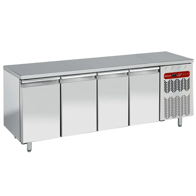 Table frigorifique, ventilée, 4 portes GN 1/1