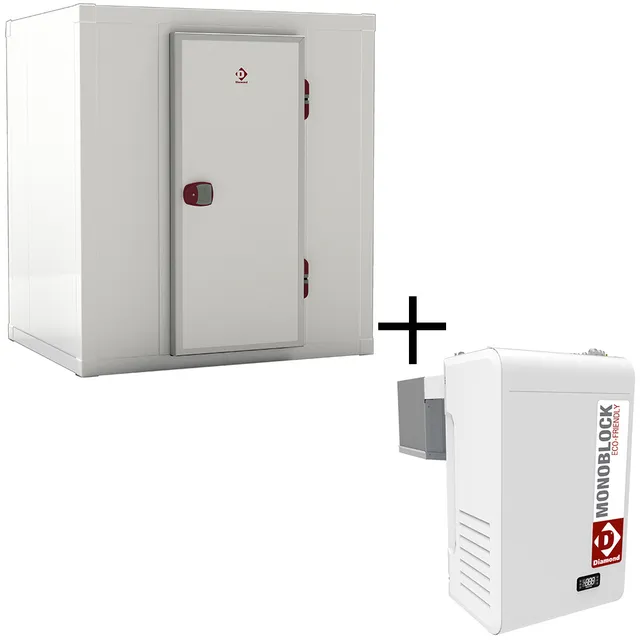 Ensemble chambre congélation T° -10° -25° composé de :