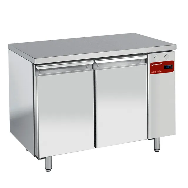 Table de congélation, ventilée, 2 portes GN 1/1, (Sans groupe)