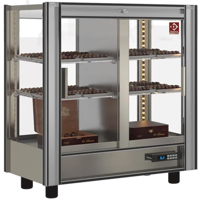 Vitrine réfrigérée chocolat Lt. 216 - Traversant - Modulable