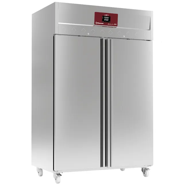 Armoire de congélation ventilée 1400 Lit. 2 portes GN 2/1, sur roues