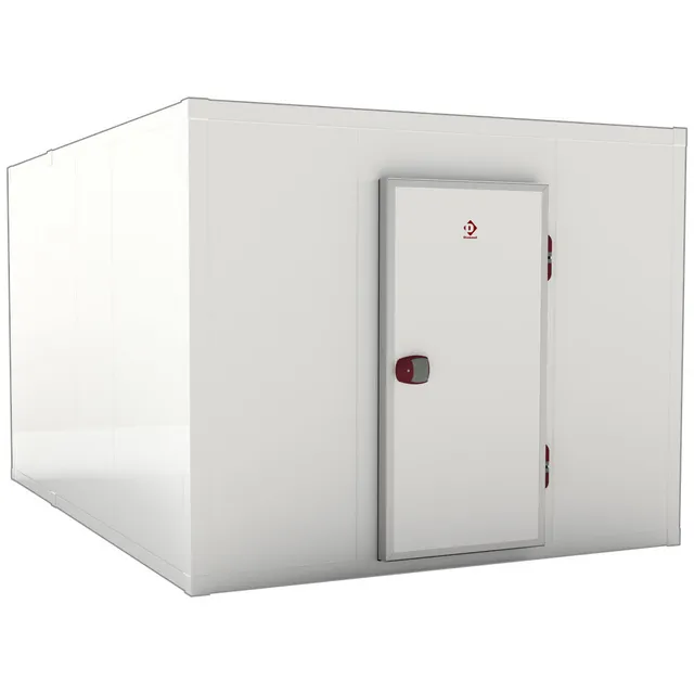 Chambre combi ISO 100, dim.int. 2830 x 2630 & 2830 x 1230 xh 2230 mm  (16,6 + 7,76 m³)