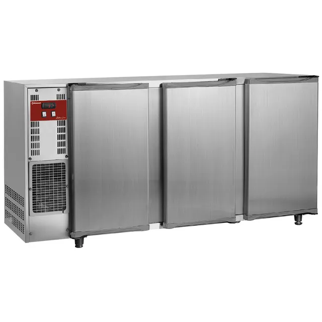 Refroidisseur de bouteilles, acier inox, 3 portes,  579 litres