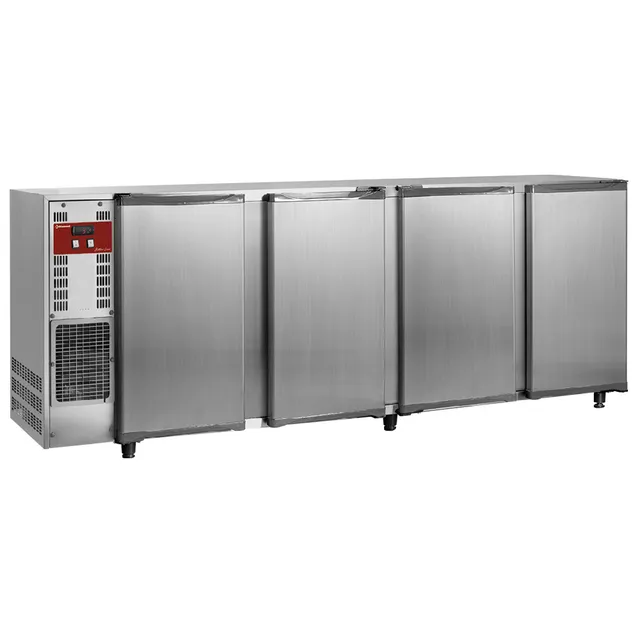 Refroidisseur de bouteilles, acier inox, 4 portes, 783 Lt.